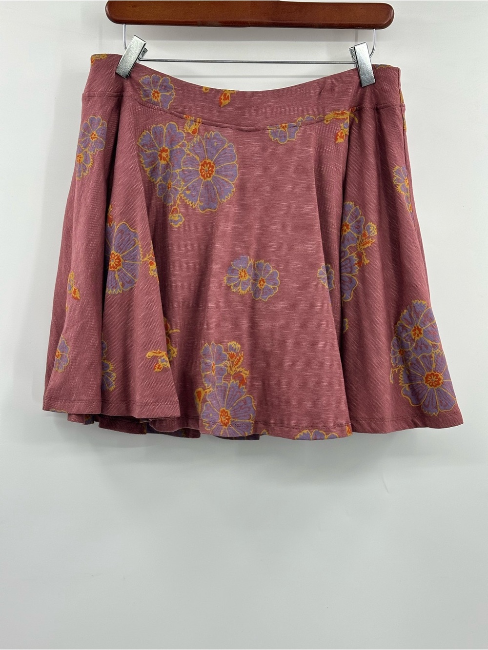 NWT Toad&Co Dusty Rose Floral Circle Birdie Skort with Lavender & Yellow Accents